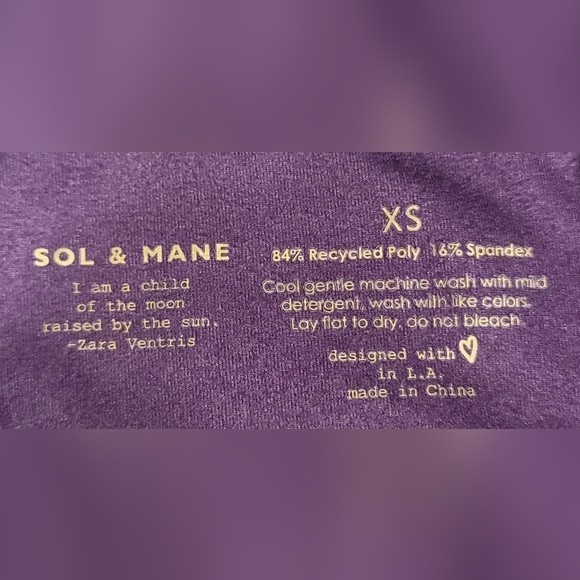 Sol & Mane Athletic Leggings size XS - Picture 3 of 4
